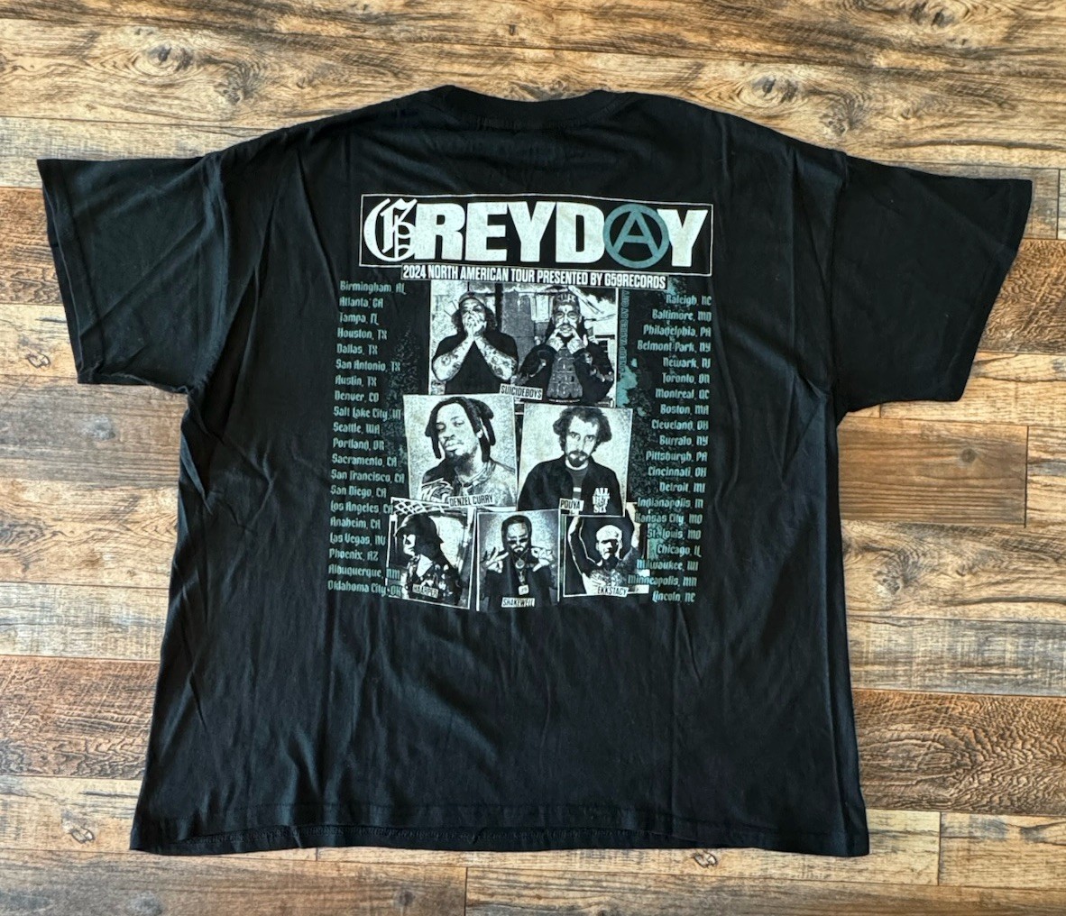 $uicideboy$ Grey Day G59 Tour T-Shirt 2024 Men’s L NEW gallery