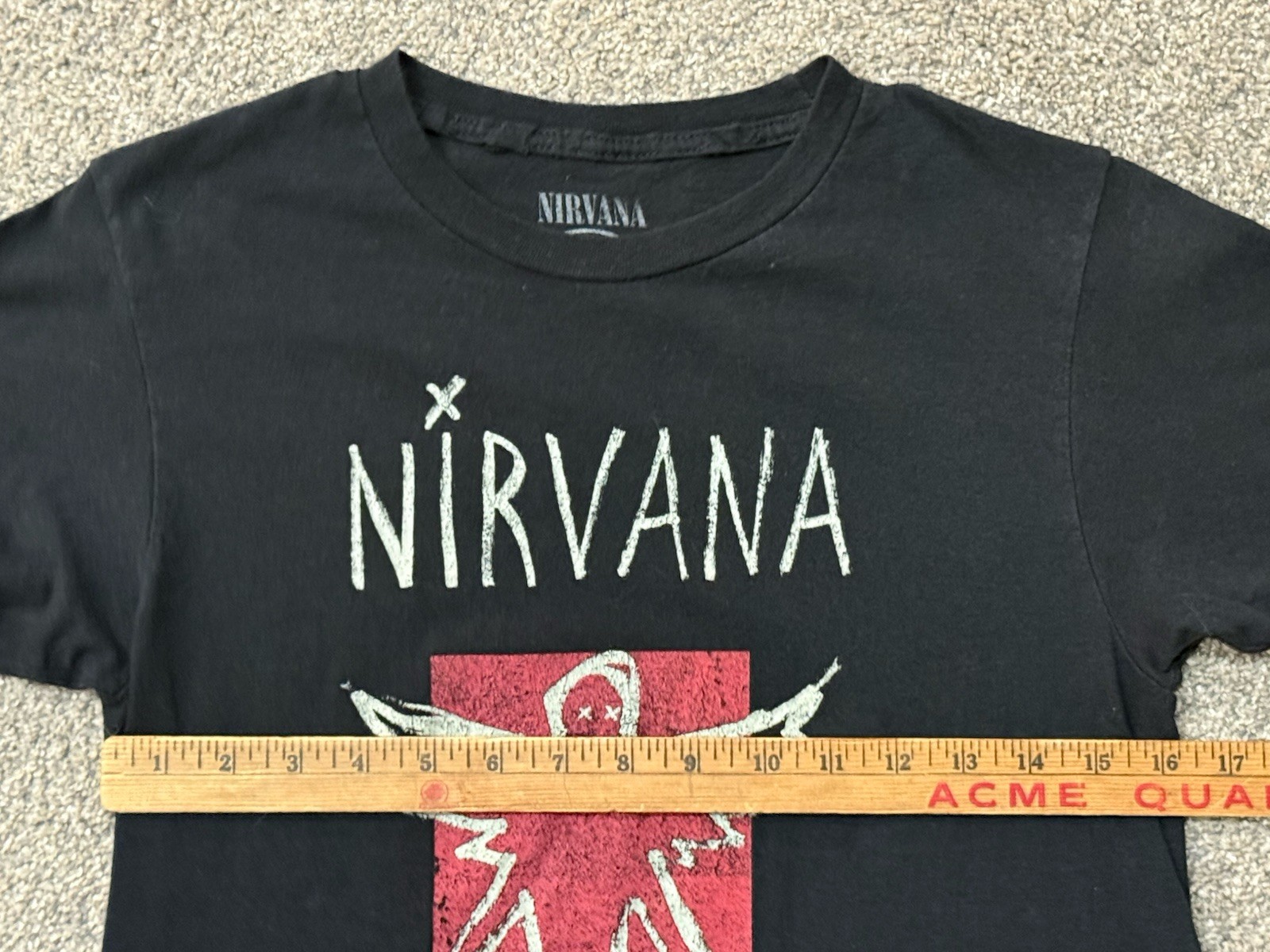 Nirvana In Utero Graphic T-Shirt Official Licensed Black Band Tee Small gallery