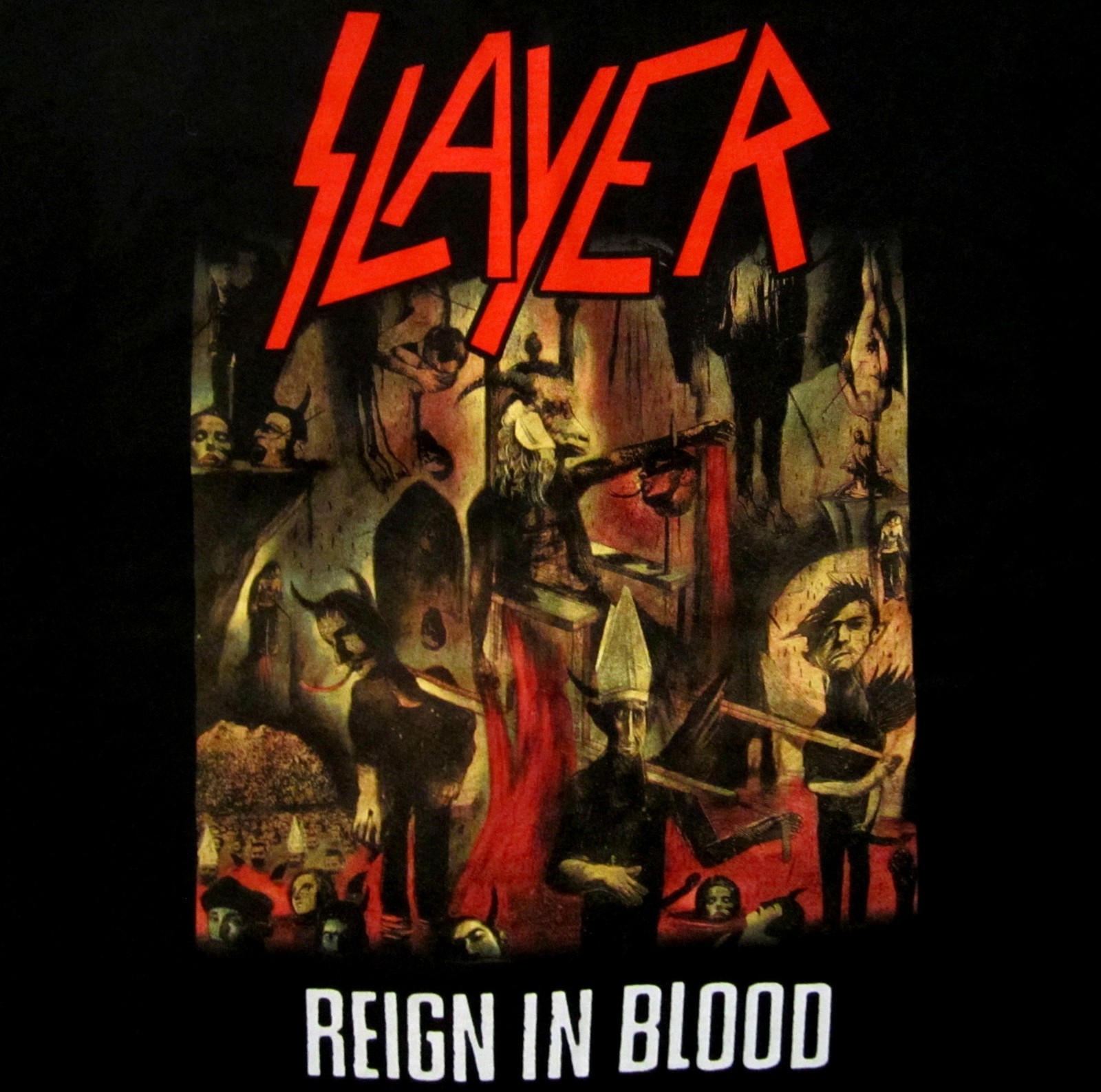 SLAYER cd cvr REIGN IN BLOOD Official SHIRT LRG New mercy awaits heaven seasons gallery
