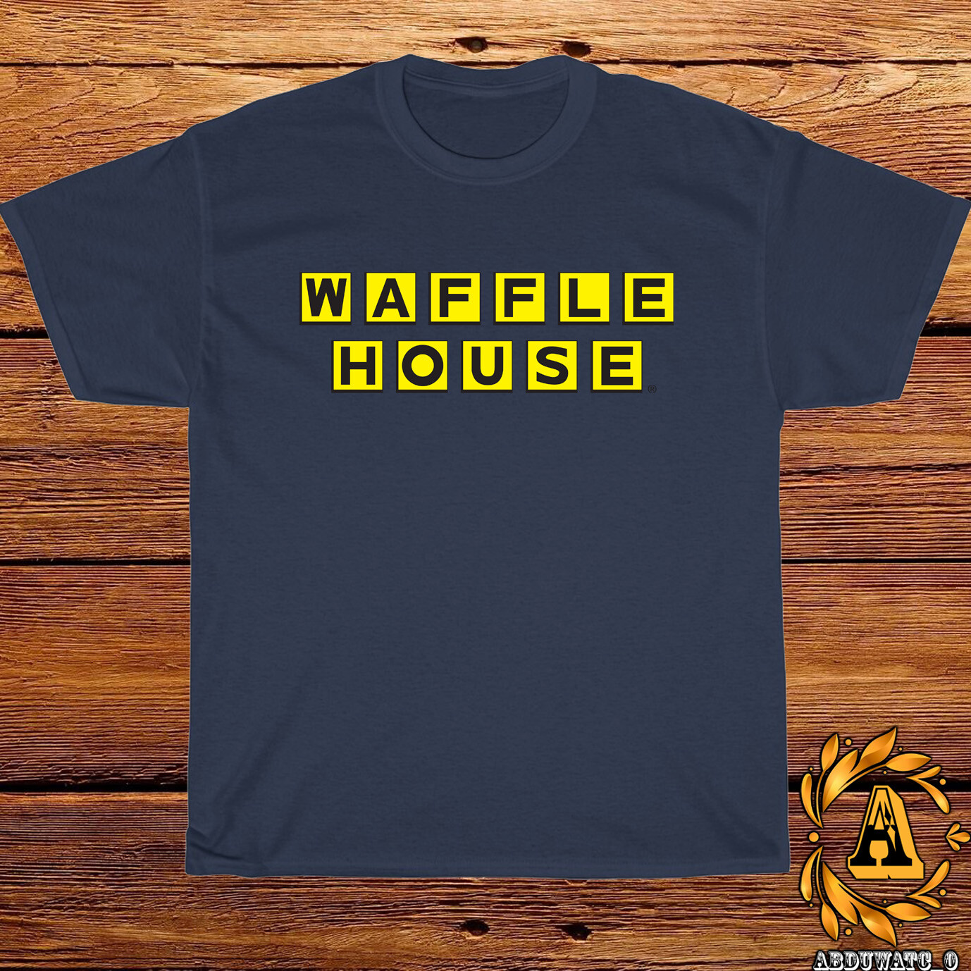 New Waffle House Restaurant Logo Black/Sport Grey/White/Navy/Red T-Shirt S-5XL gallery