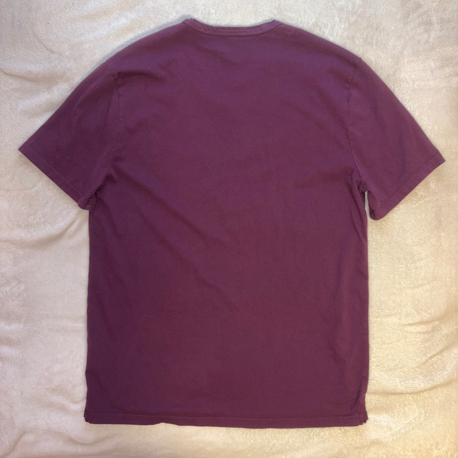 VINCE T Shirt Mens Large Purple Cotton Crew Neck Made in USA Tee gallery