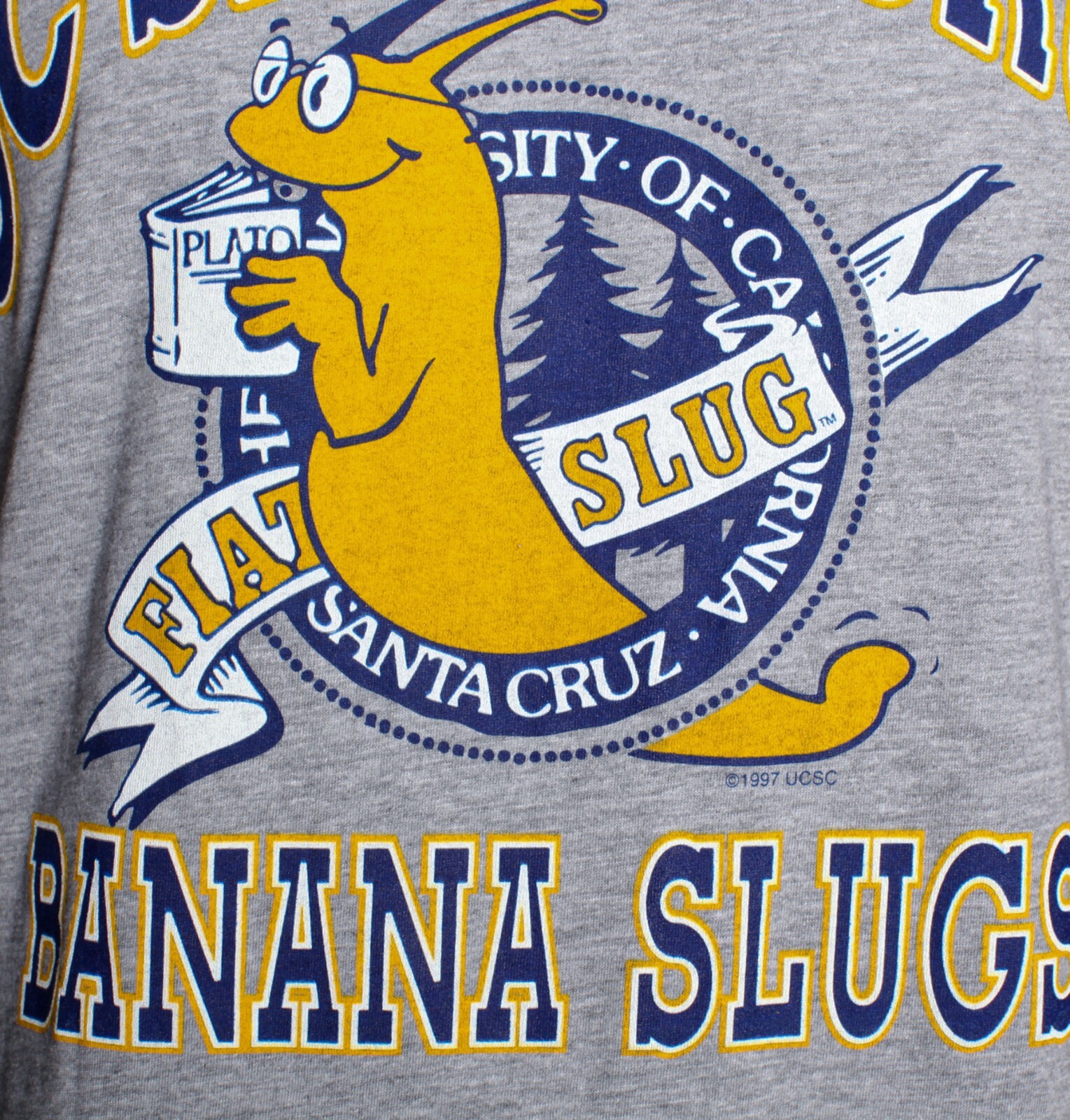 Men's UC Santa Cruz Banana Slugs T-Shirt UCSC Vincent Vega Pulp Fiction Movie gallery