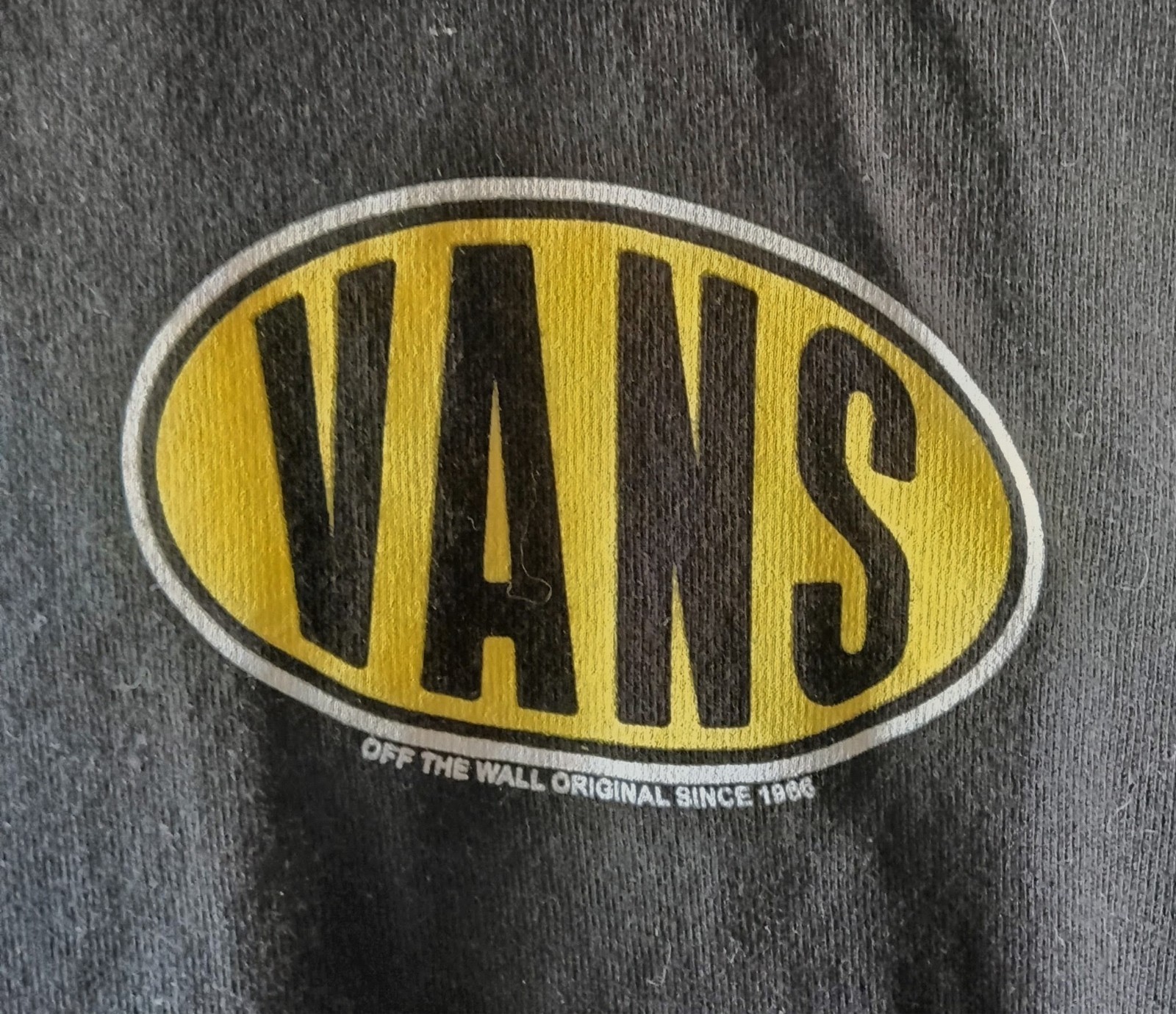 VANS Double-Sided Graphic Tee T-shirt XXL Navy Blue Skater Beach Surfer gallery
