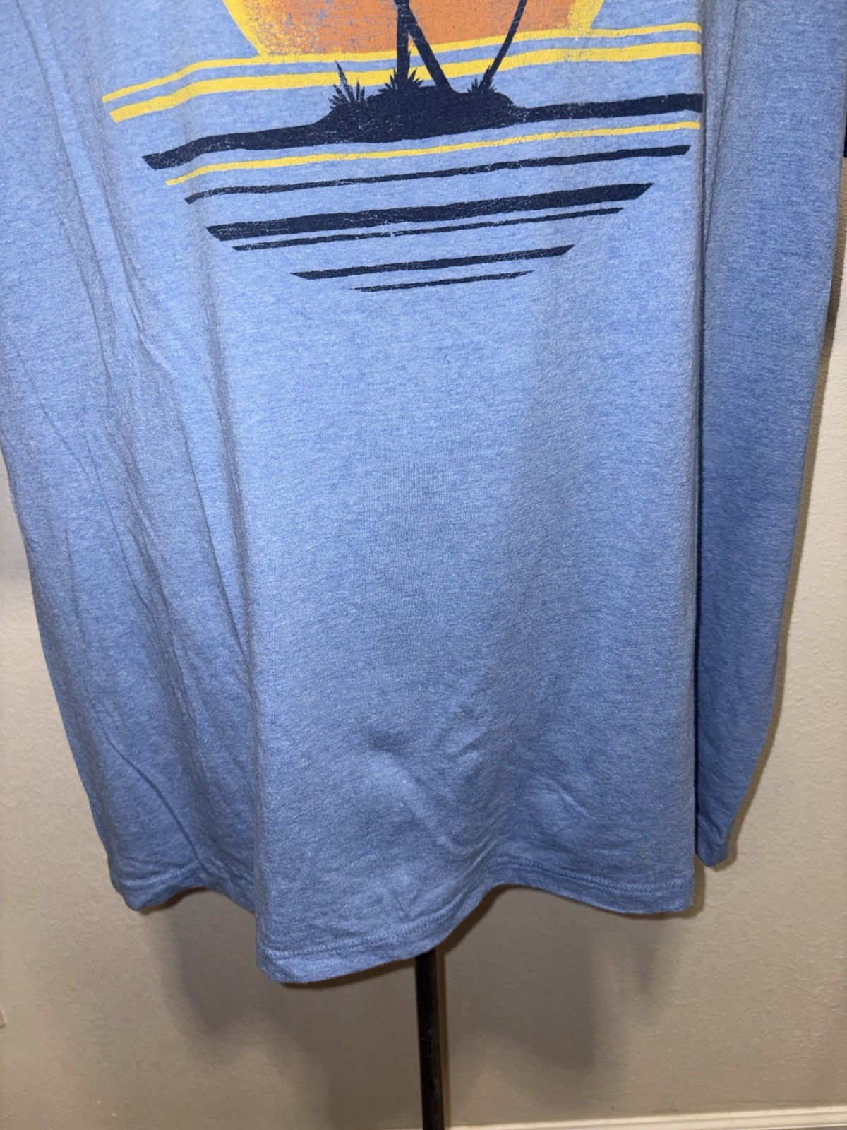 Sonoma Sunset Palm Tree Print Short Sleeve Crew Neck T Shirt Men XL Top gallery