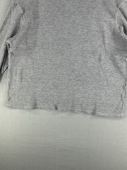 Member’s Mark Men’s Large Soft Wash Thermal Shirt Waffle Knit Grey Heather L