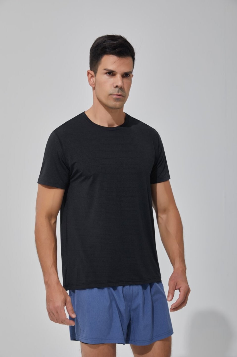 Men's Short Sleeve UPF 50+ Sun Protection Shirts Quick Dry Rashguard Gym Shirt gallery