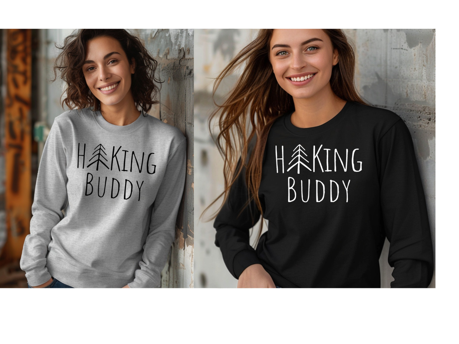 Hiking Buddy tshirt, hiking lovers shirt, hiker gifts, explore nature, Unisex gallery