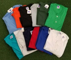 Vintage Russell Athletic Blank 2 Button Henley T-shirt Mens – Irregular