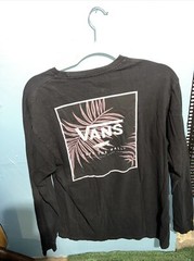 VANS BLACK CLASIC FIT MEDIUM MEN SHIRT