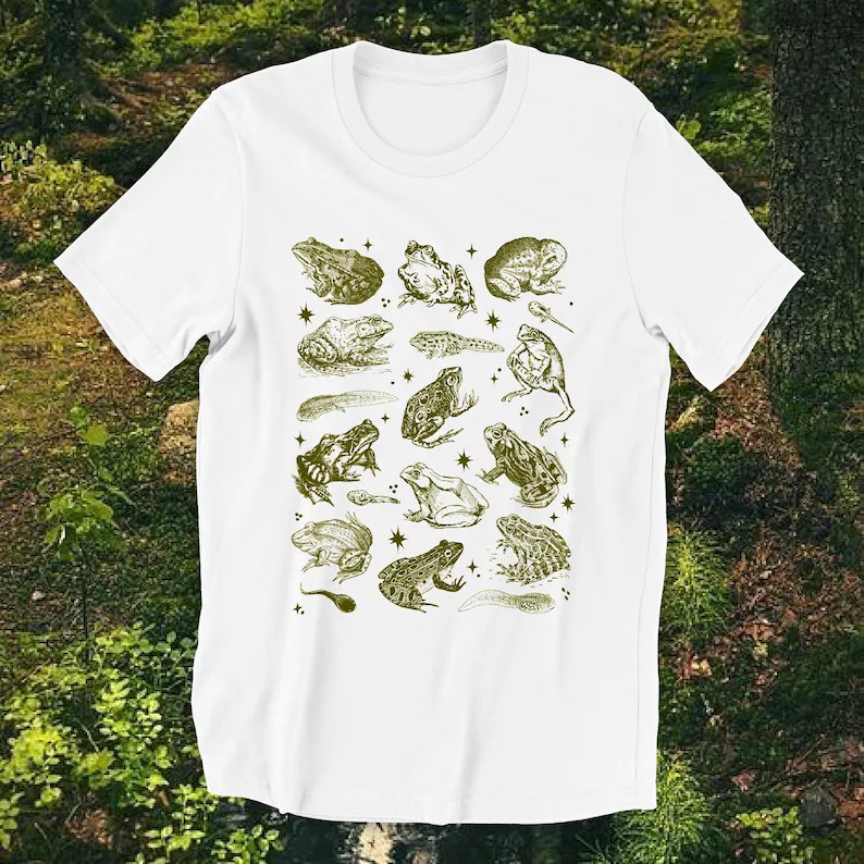 Frogs And Tadpoles Cute Frogs Comfort Tee gallery