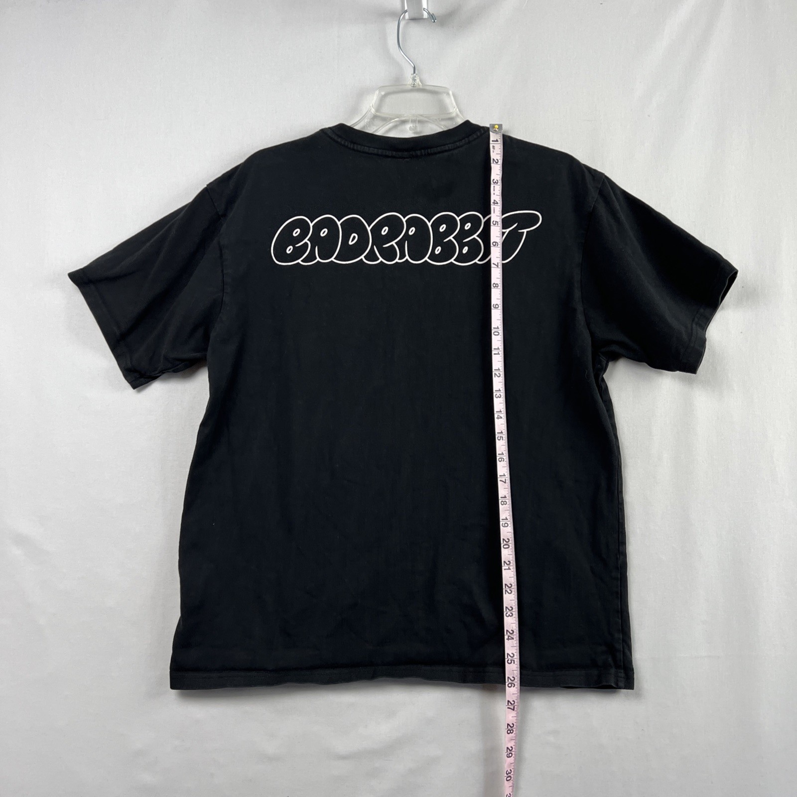 Double Bad Rabbit Graphic T-Shirt Mens S Punk Goth Streetwear Skater Festival gallery
