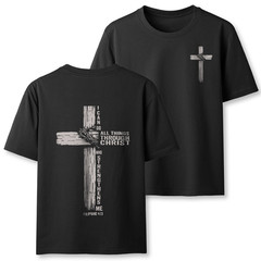 I Can Do All Things Through Christ T-Shirt Philippians 413 Christian Graphic Tee