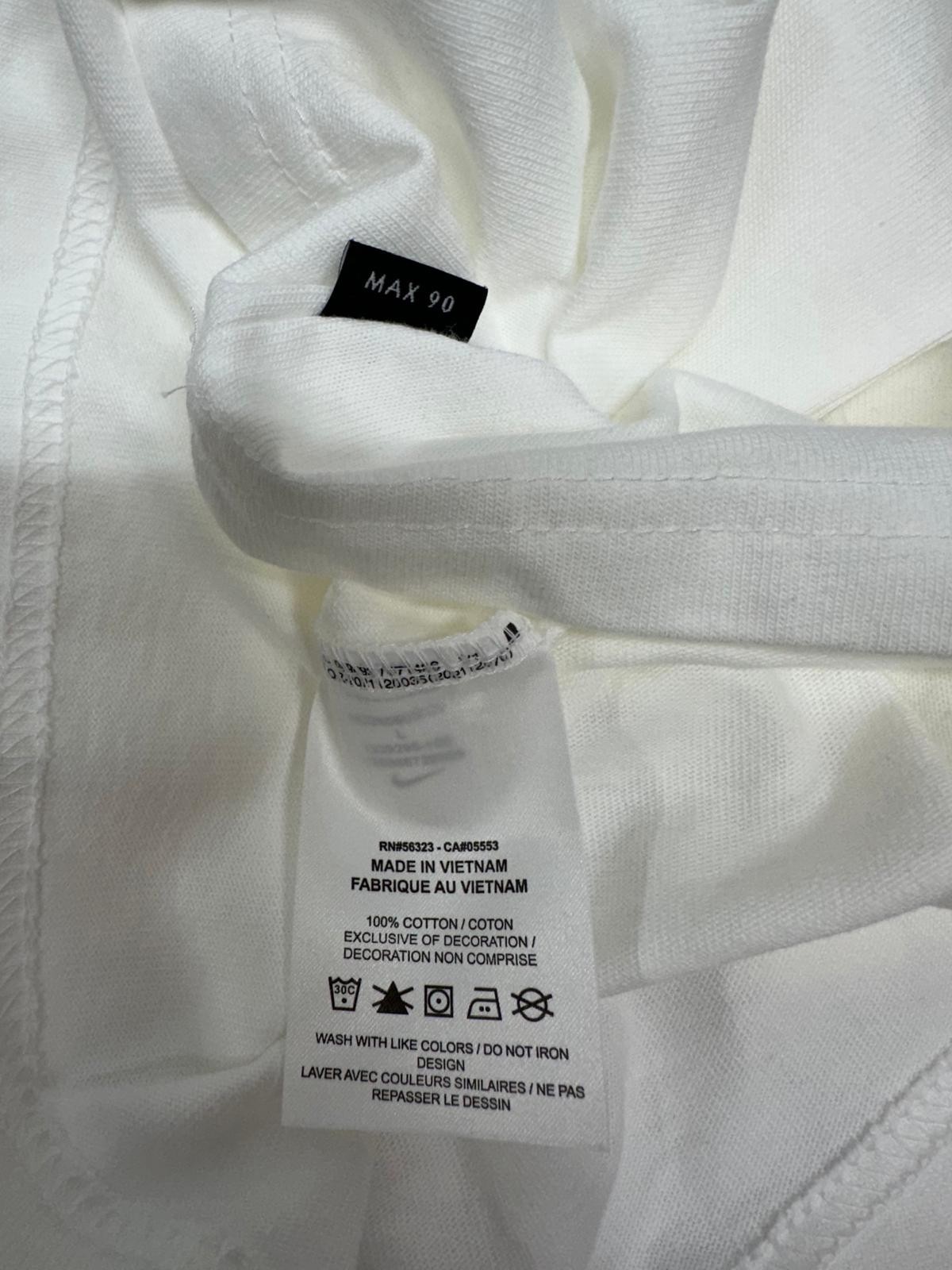 Nike Sportswear Premium Essentials Pocket Tee Shirt Mens Large White Minimalist gallery