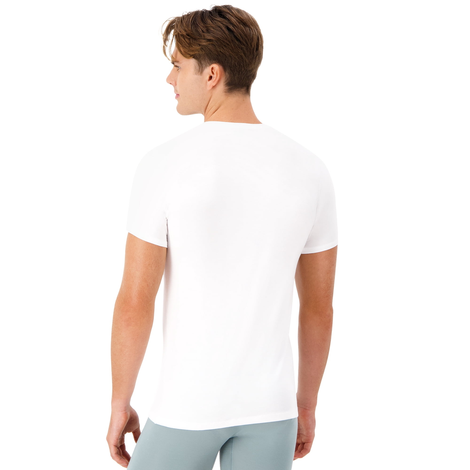 Hanes Men’s Stretch Crewneck Super Soft T-Shirts Moisture-Wicking, 3-Pack: M-2XL gallery
