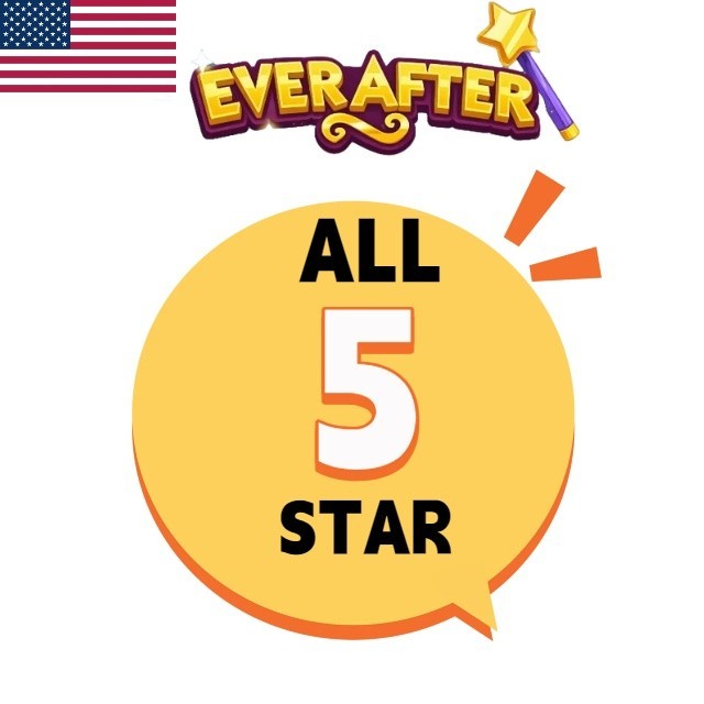 ⚡ONLINE NOW⚡MONOPOL ⭐ALL 5 Star⭐ Stickers ⭐ Ever After Album – Fast Delivery