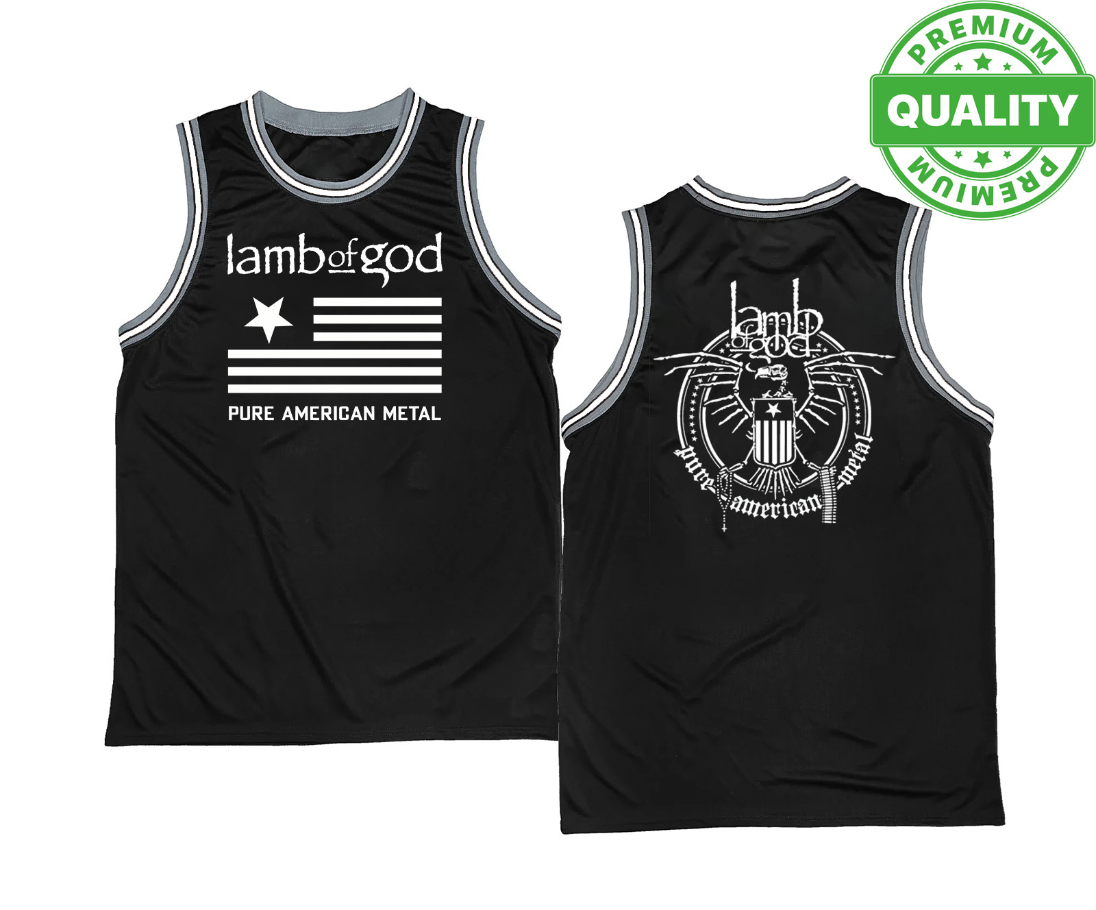 Lamb Of God Pure American Metal 3D AOP Basketball Jersey Unisex S-6XL IM1545 gallery