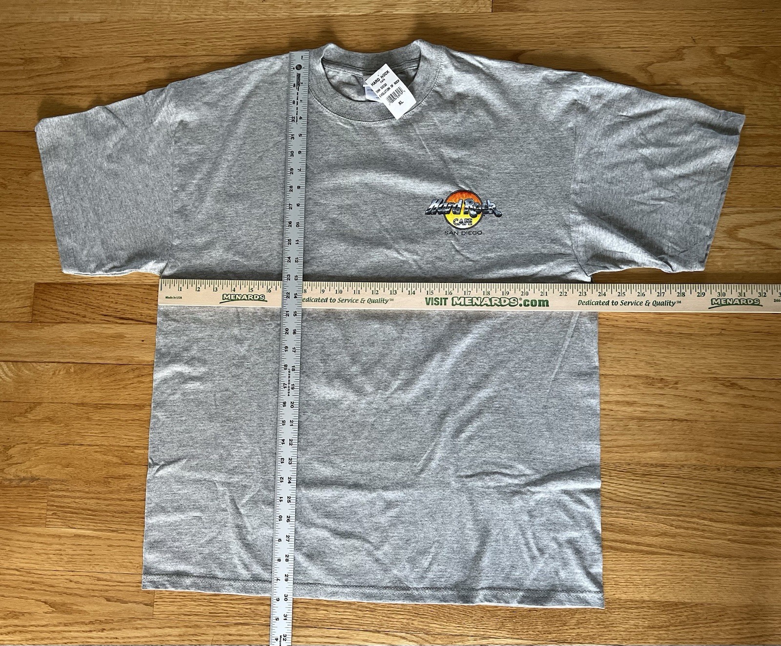 Vintage Hard Rock Cafe San Diego Evolution of Rock Shirt Mens XL Gray Deadstock gallery