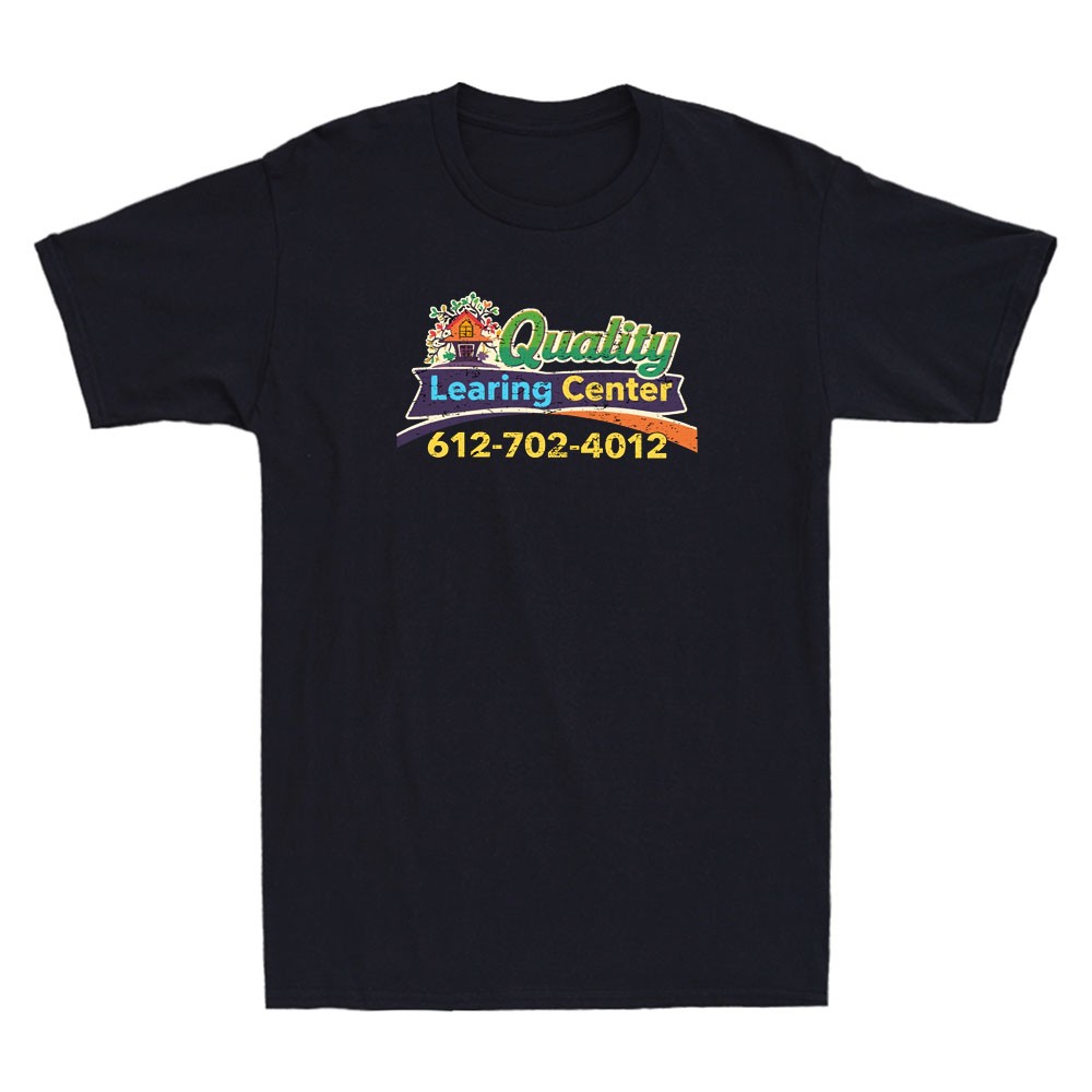 Quality Learning Center Funny Parody Education Humor Quote Vintage Men's T-Shirt gallery