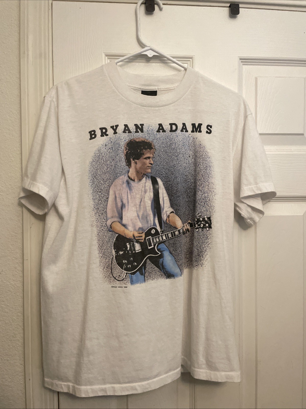 Vintage Bryan Adams 1985 Reckless White Shirt