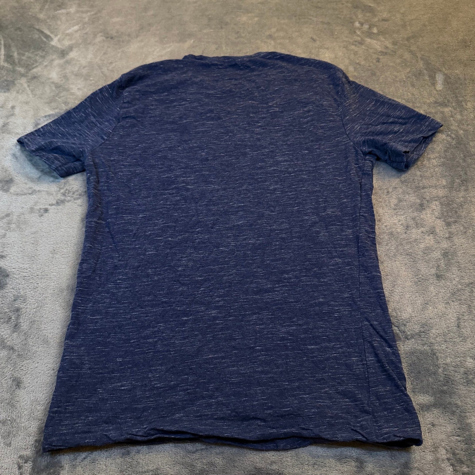 H&M Slim Fit T Shirt Mens Medium Blue Heathered Stretch Short Sleeve gallery