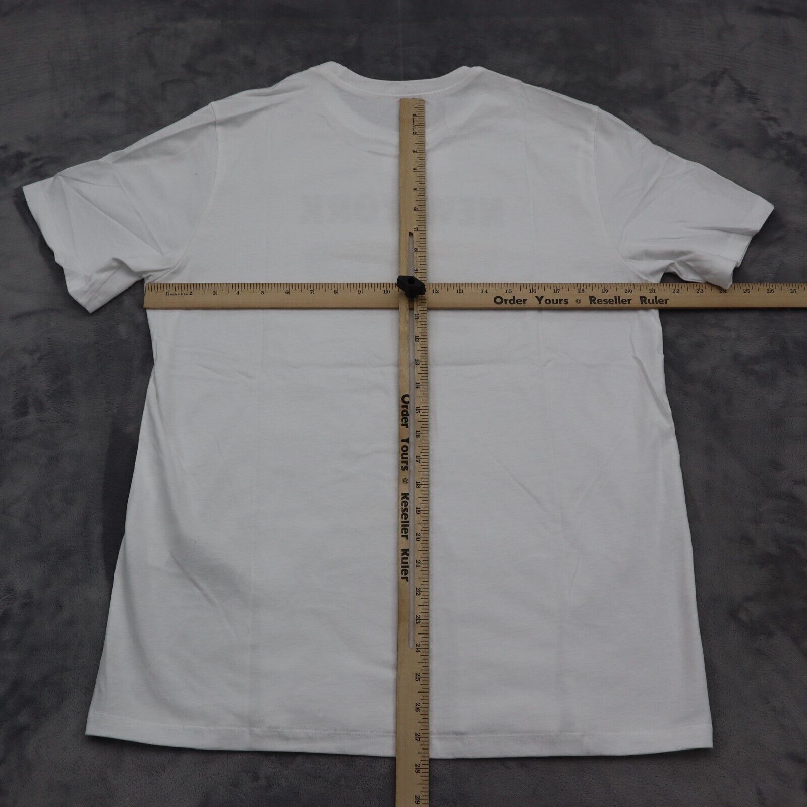 Levi Strauss Shirt Mens L White Short Sleeve Crew Neck Graphic Print Cotton Knit gallery