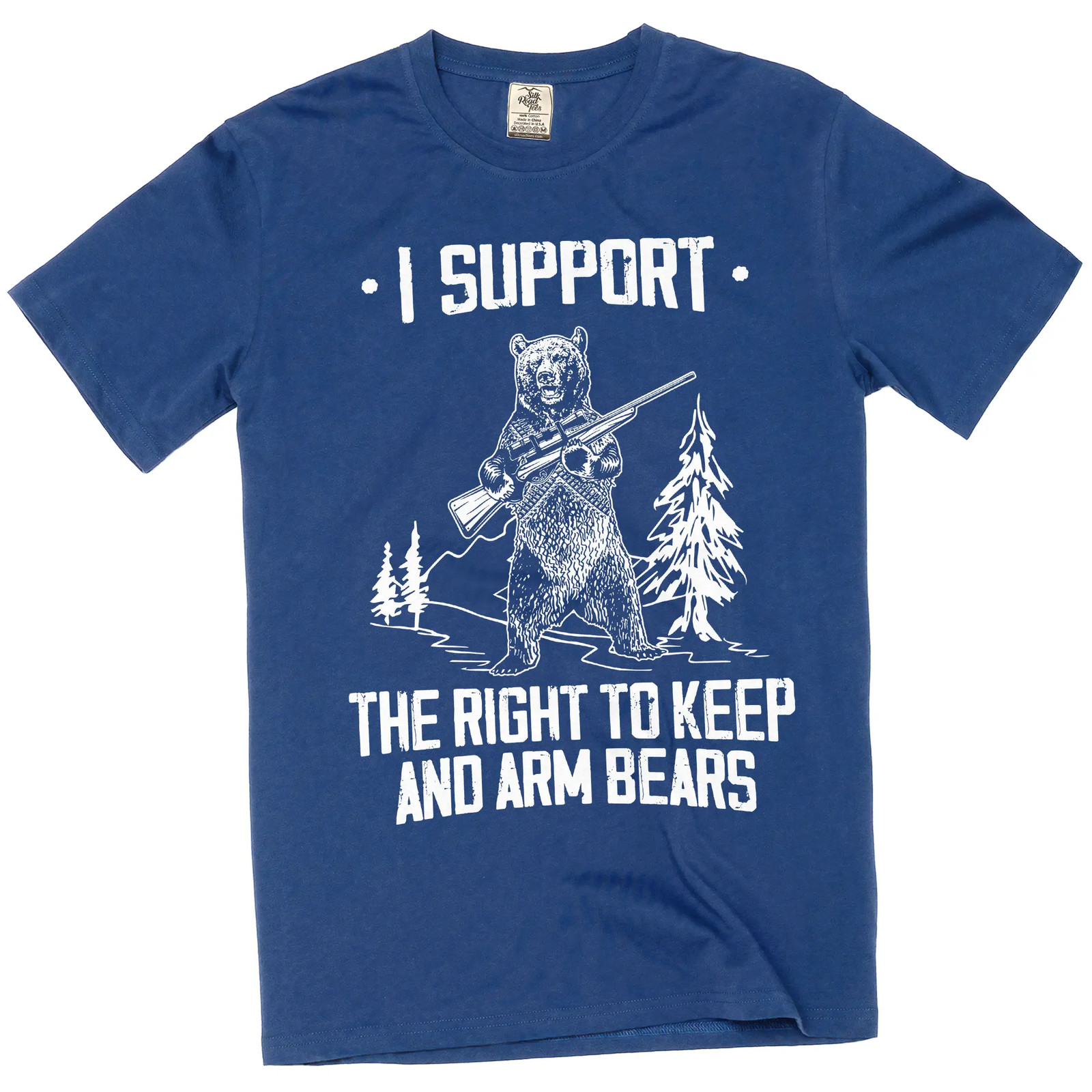 I support the right to keep and arm bears Funny Tee shirt second amendment Tee gallery