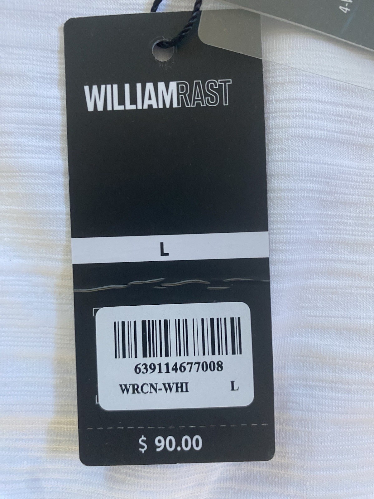 William Rast men’s Large T-shirt textured fabric gallery