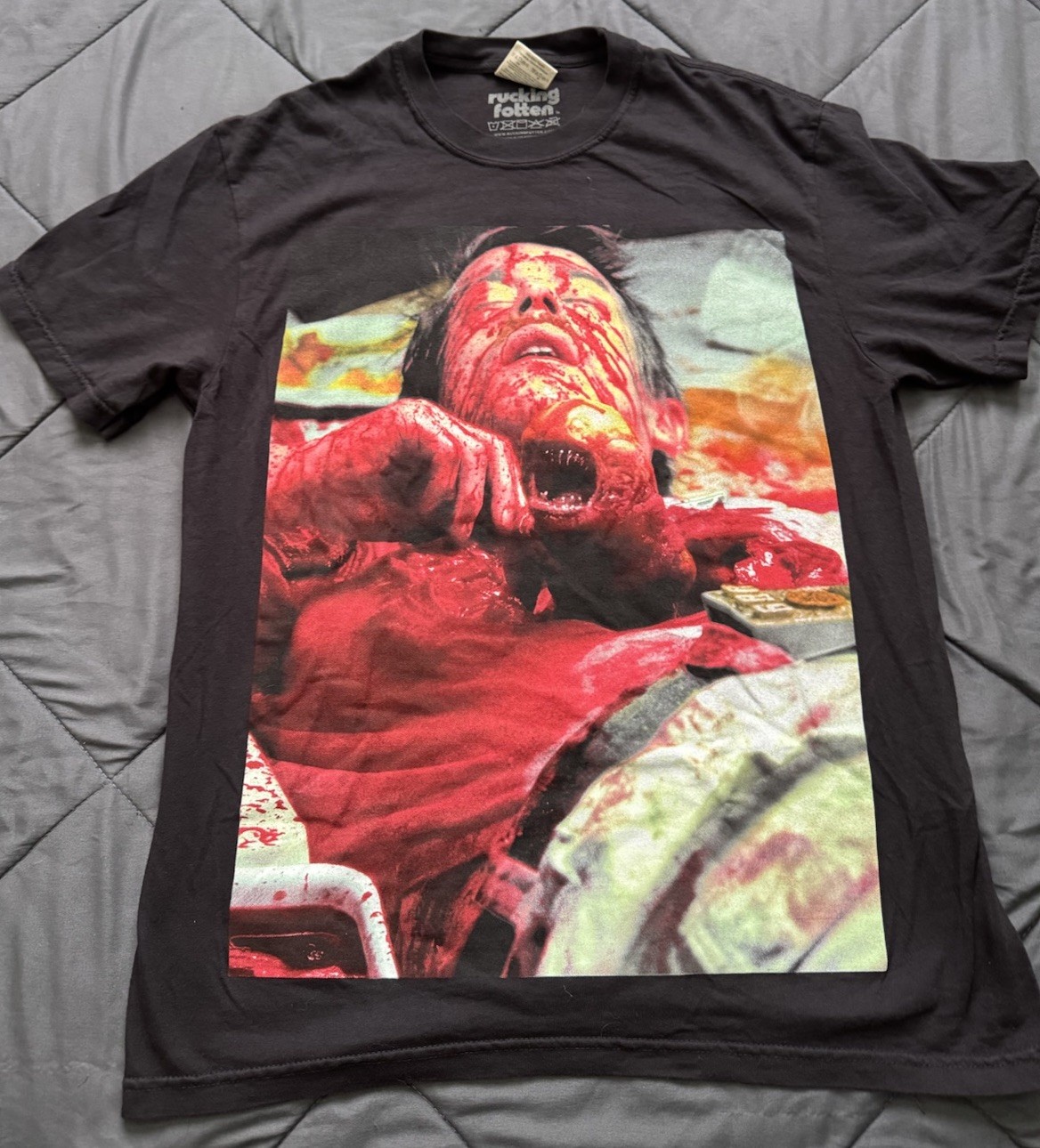 Rucking Fotten Alien Chestburster T-shirt Medium Shirt NEW Hello My Baby gallery