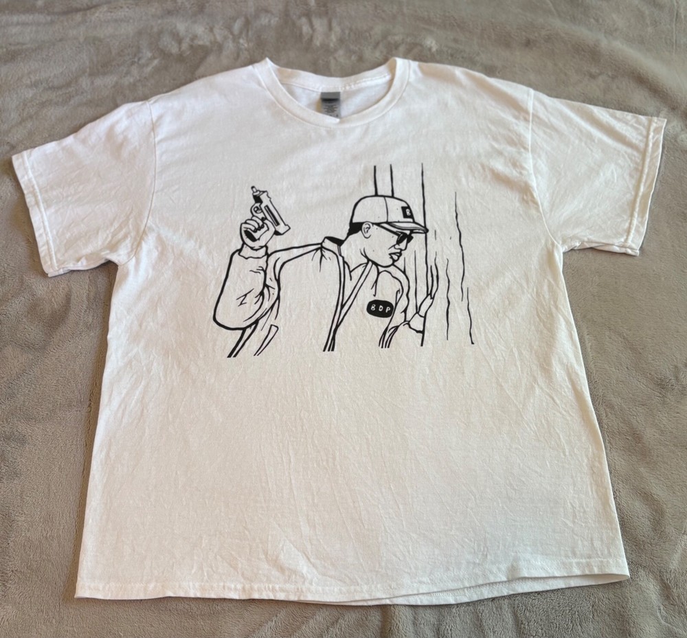KRS1 – Boogie Down Productions -T-shirt -Gildan – Size Large