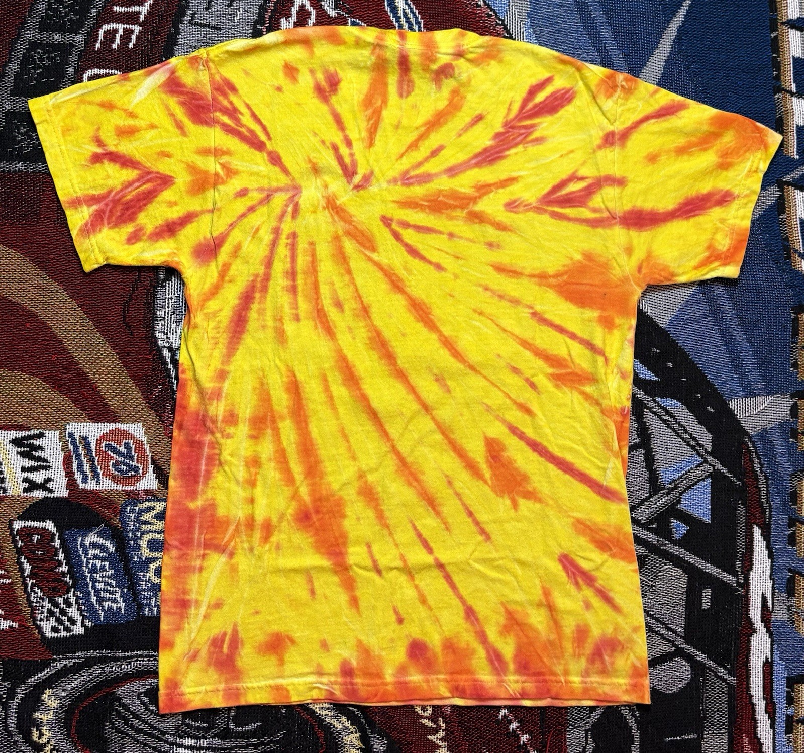 Vintage Dollywood Shirt Theme Park Medium Orange Tie Dye Souvenir Graphic Tee gallery