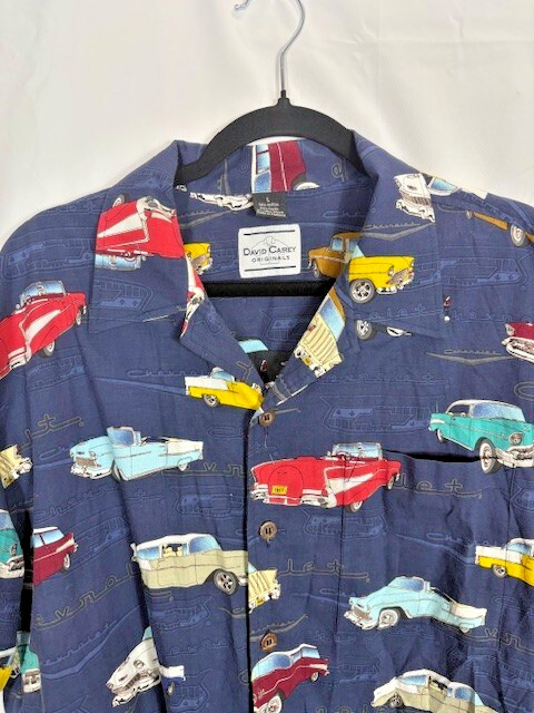 David Carey Original Mens Size Large classic car & truck Chevrolet shirt gallery