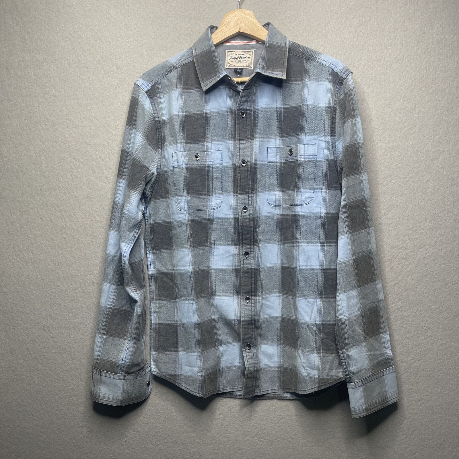 Flag & Anthem Mens Vail Vintage Washed Shirt S