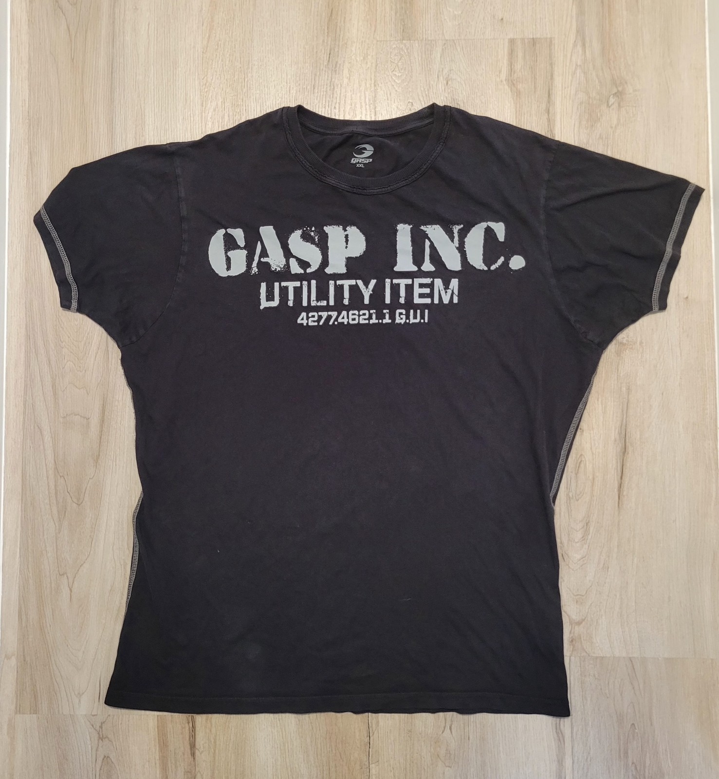 Gasp Inc Utility Shirt Black XXL T-shirt Bodybuilder Hardcore Bodybuilding gallery
