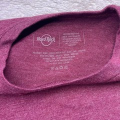 Hard Rock Hotel Men’s Short Sleeve Tee NWT Medium Burgundy