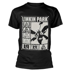 Linkin Park ‘Logos Rectangle’ (Black) T-Shirt – NEW & OFFICIAL!