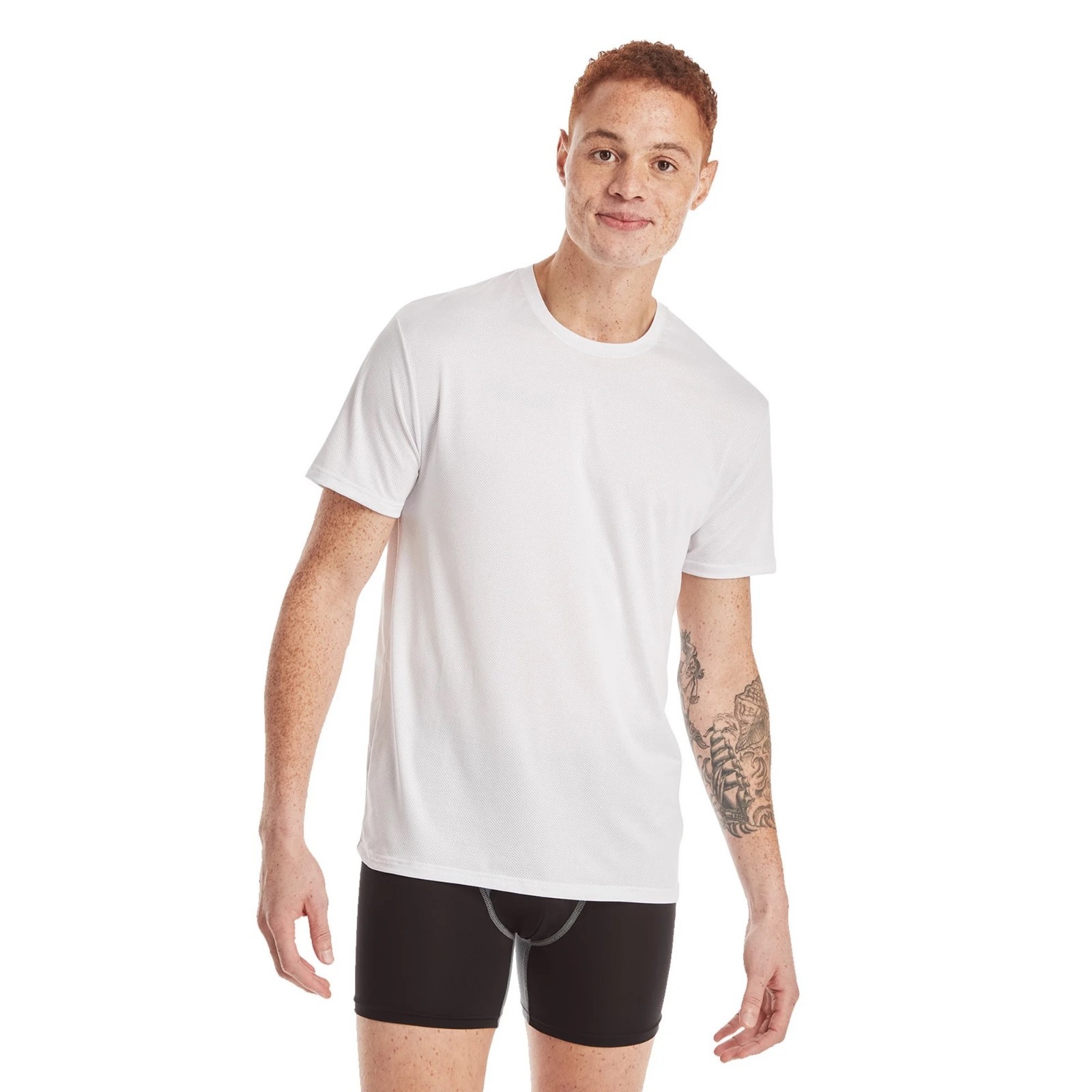 Hanes Men's X-Temp® All Day Breathable Mesh Crewneck Undershirts 3-Pack SM-XL gallery