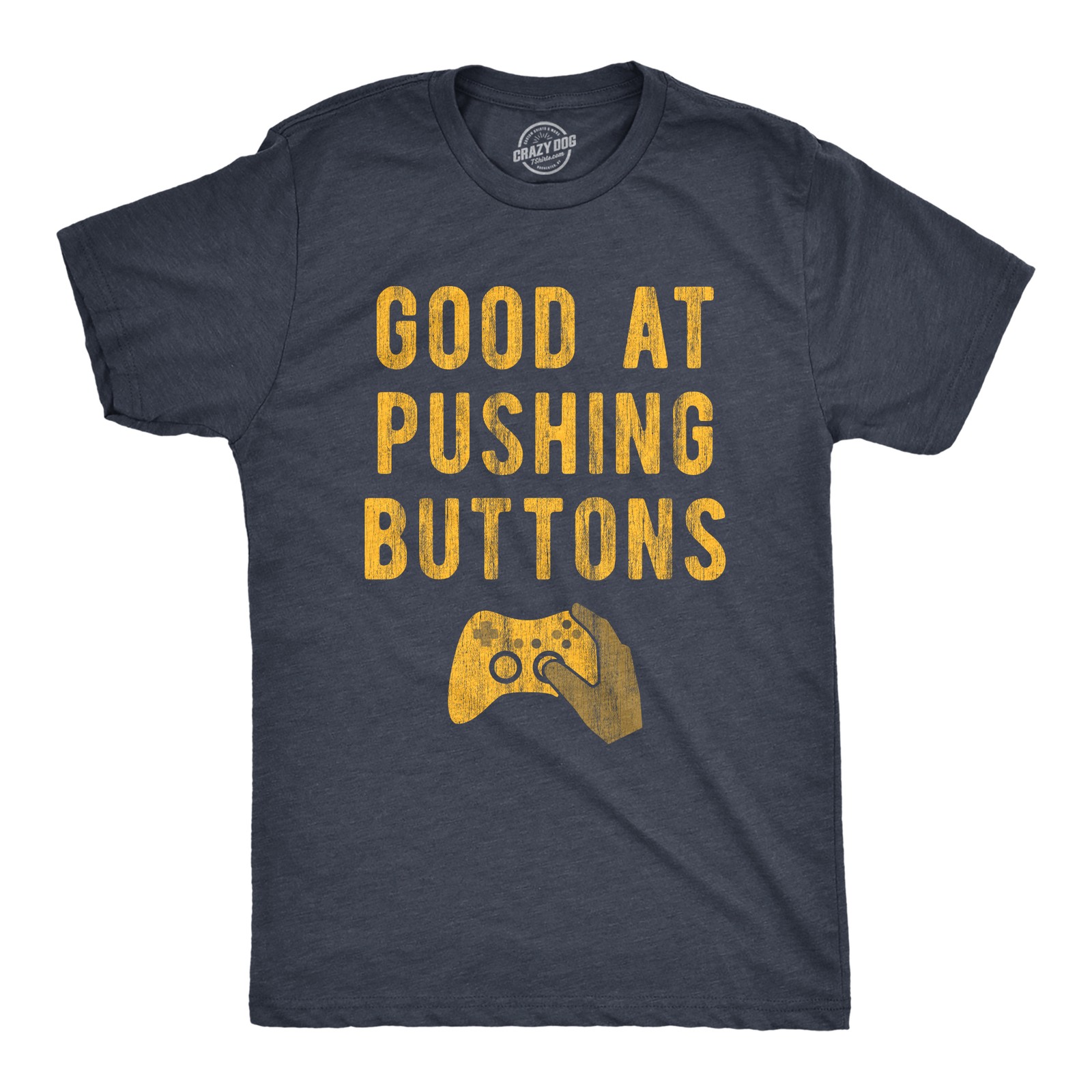 Mens Good At Pushing Buttons T Shirt Funny Video Game Gamer Gift Novelty Tee gallery