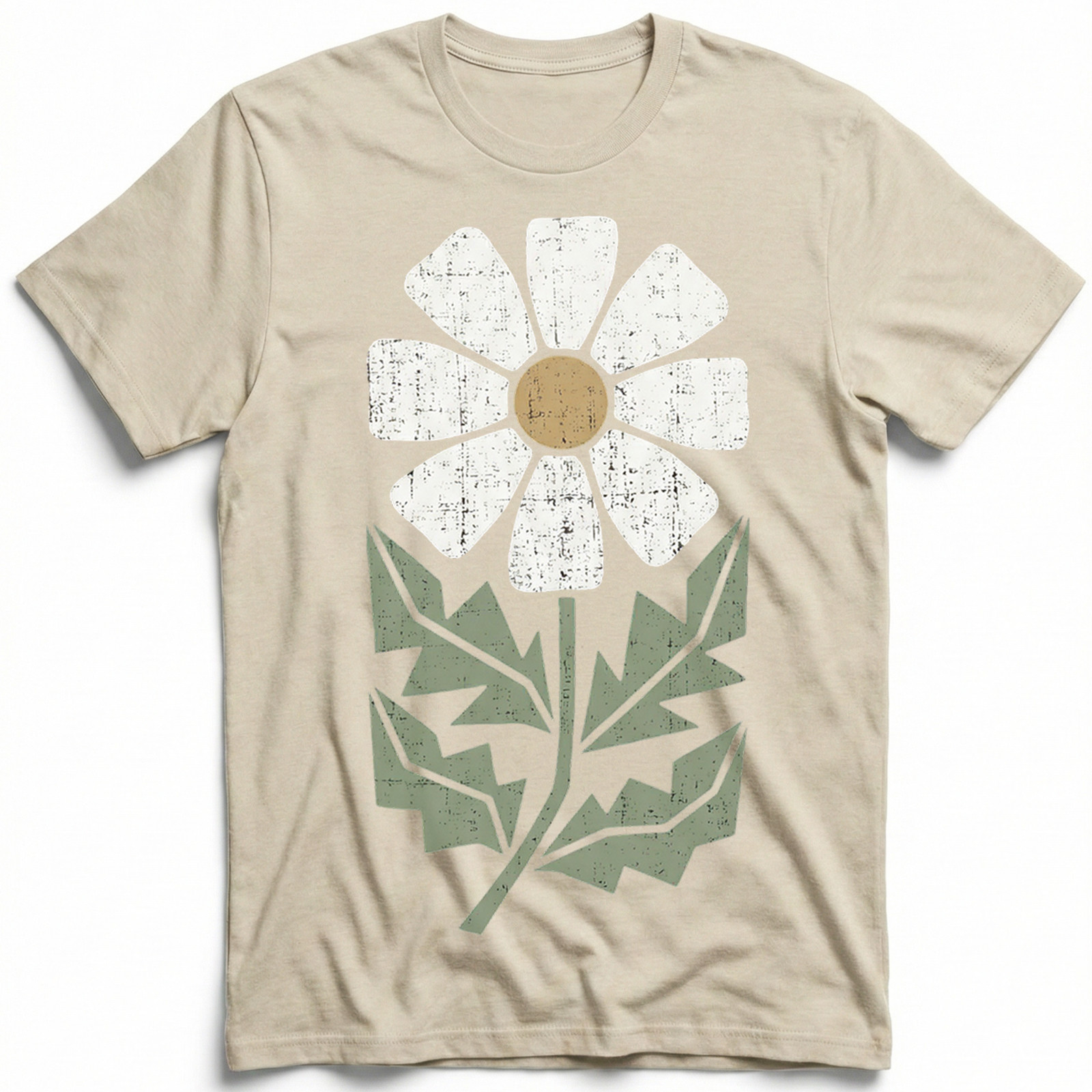 Retro Daisy Flower T-Shirt Boho Botanical Nature Floral Garden Style Tee