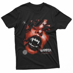 Dark Gothic Black And Red Vampire Emo Y2K Grunge Streetwear T-Shirt