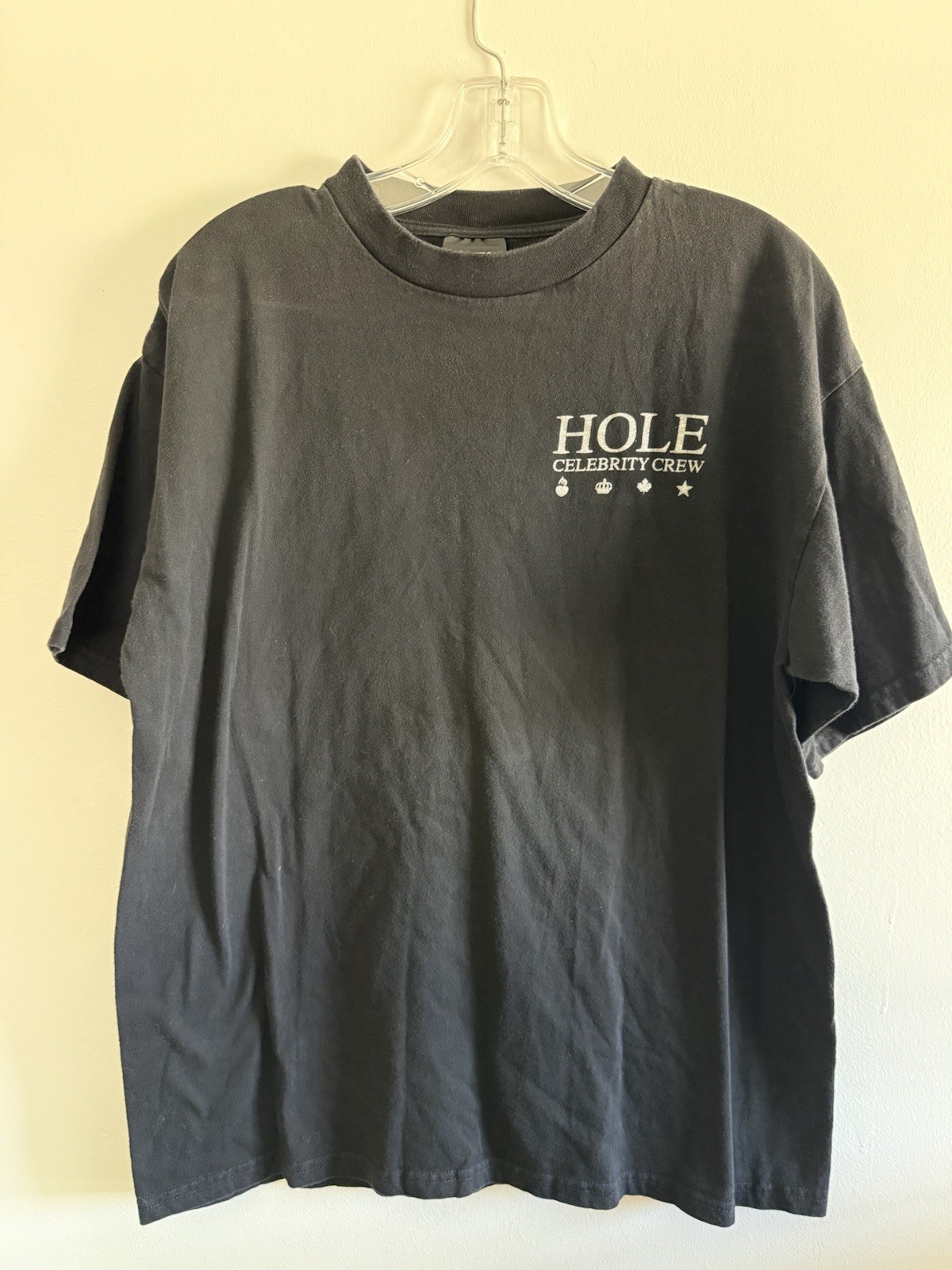 Rare Vintage 90s Hole Celebrity Skin Crew T Shirt Courtney Love Large Giant Tag