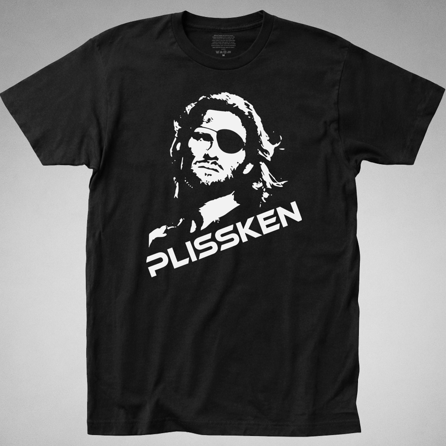 Snake Plissken T SHIRT tee Kurt Russell Escape From New York LA Movie 80s action