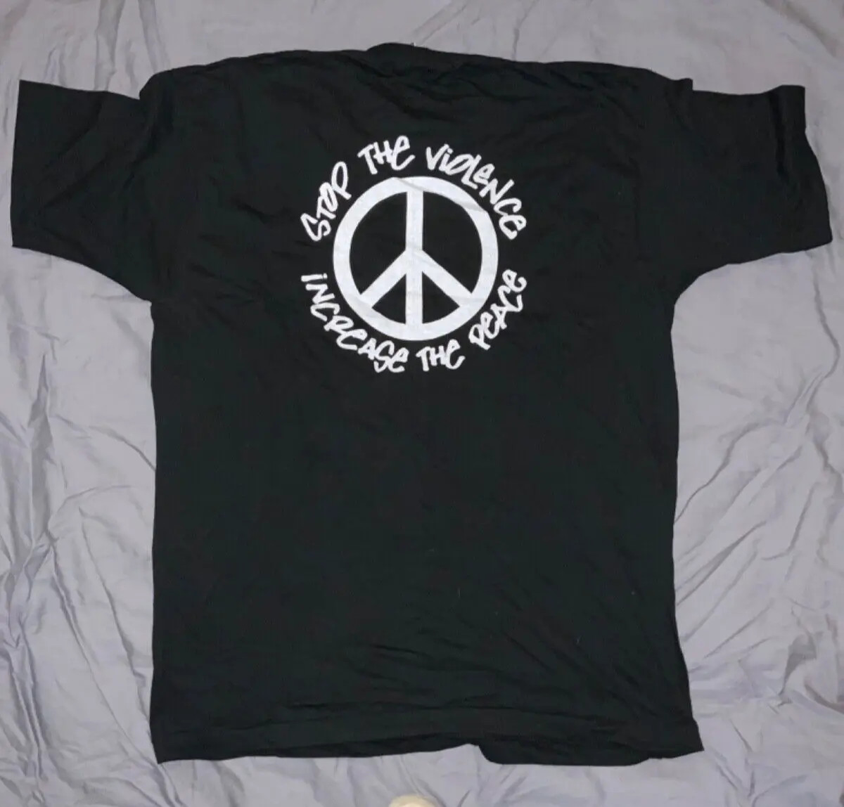 Vintage WILD 107.7 - Black Size XL - Bay Area's Radio Station STOP THE VIOLENCE gallery