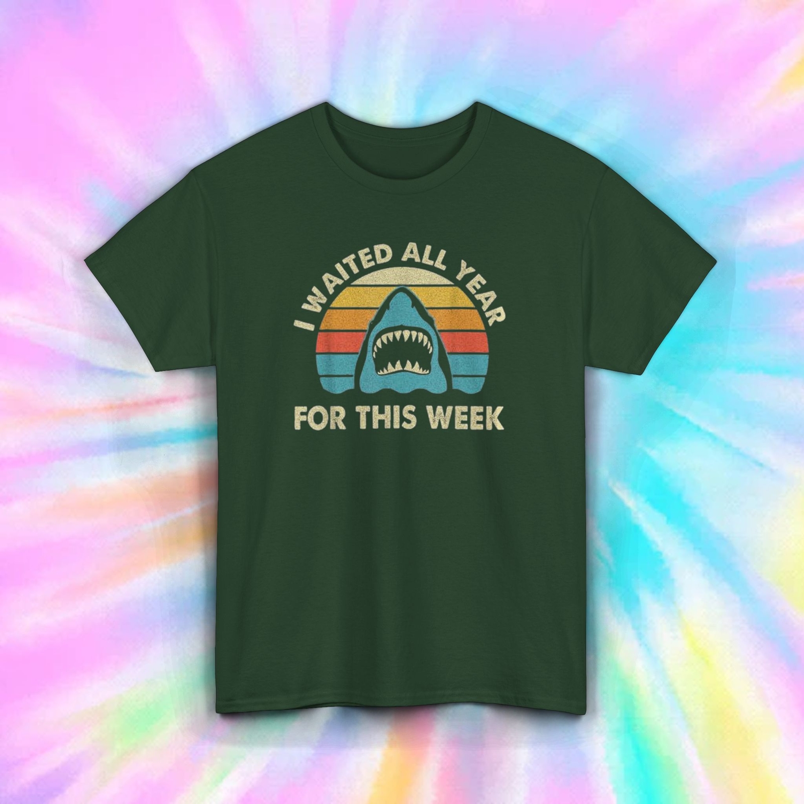 I Waited All Year Shark Week T-Shirt S-5XL Ocean Lover Graphic Tee Gift gallery