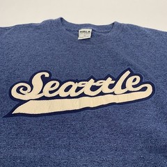 Vintage 90s HRLA Seattle Single Stitch T-Shirt BLUE MEDIUM