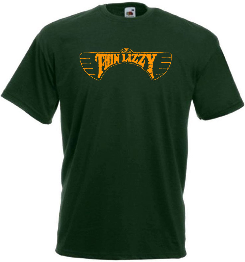 Thin Lizzy - poster 5 T-shirt hard rock green blue black olive all sizes S-5XL gallery