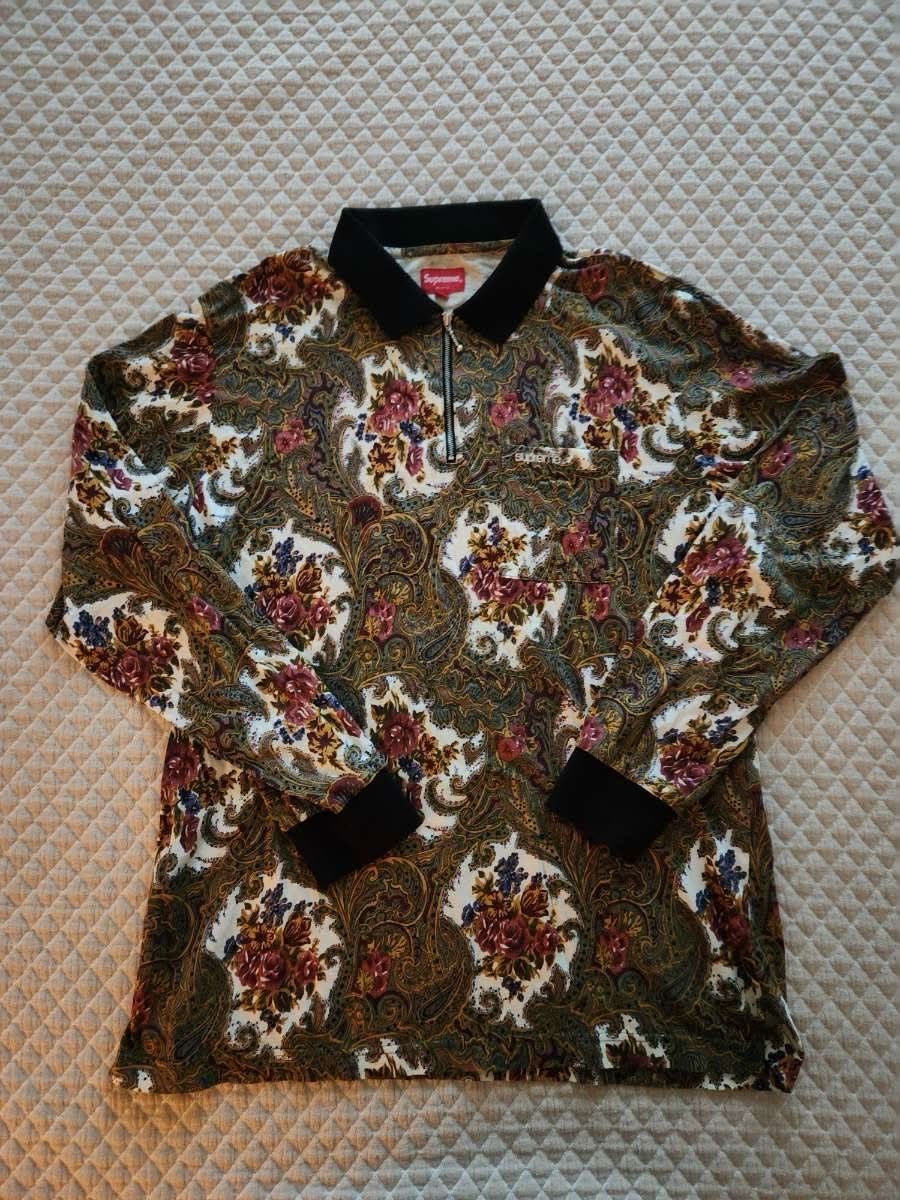 Supreme Paisley L/S Polo Shirt gallery