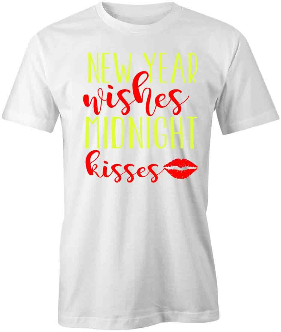 NEW YEAR WISHES TShirt Tee Short-Sleeved Cotton HOLIDAY CLOTHING S1WSA450