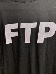 FUCT FTP Pop-up Exclusive Tee Large New 3M fuckthepopulation Minor Hanger Flaw