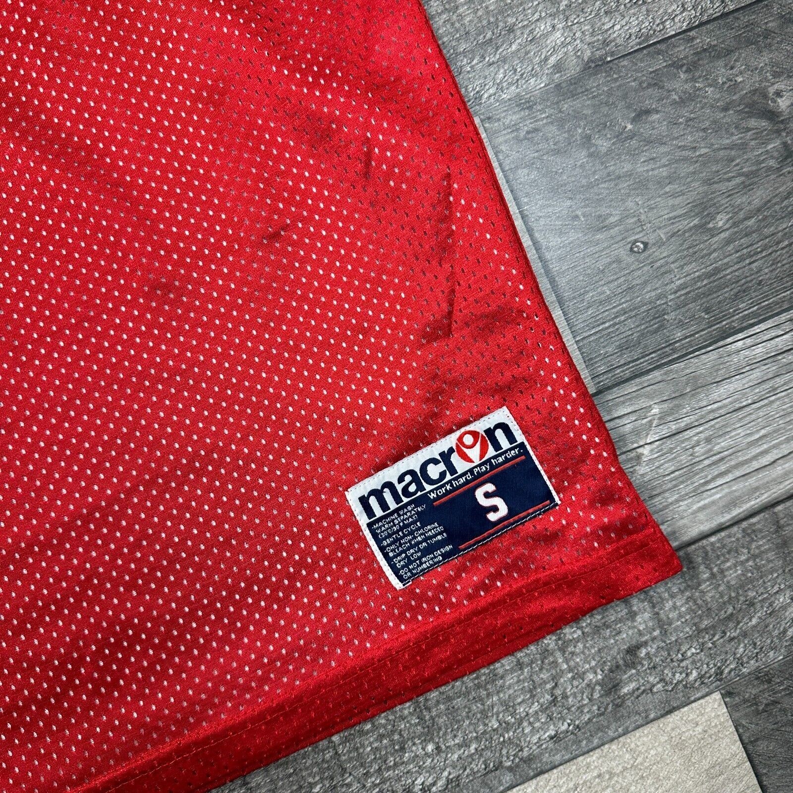 Macron U C Piancentina Basketball Jersey Vest Retro Y2K Multicoloured Mens Small gallery