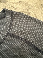 Lululemon Shirt Medium Men’s Blue Metal Vent Long Sleeve Athletic Fit Gym Train